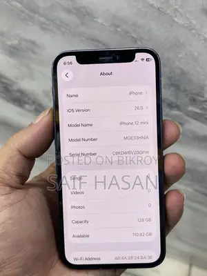 Apple iPhone 12 mini 128 GB Black