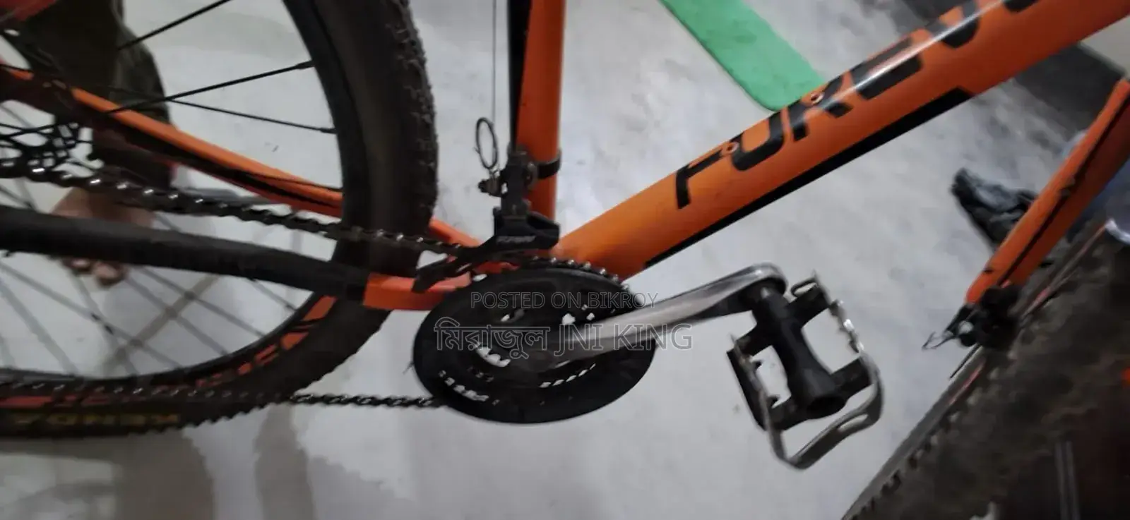 Selling because no one is here to ride the bicycle