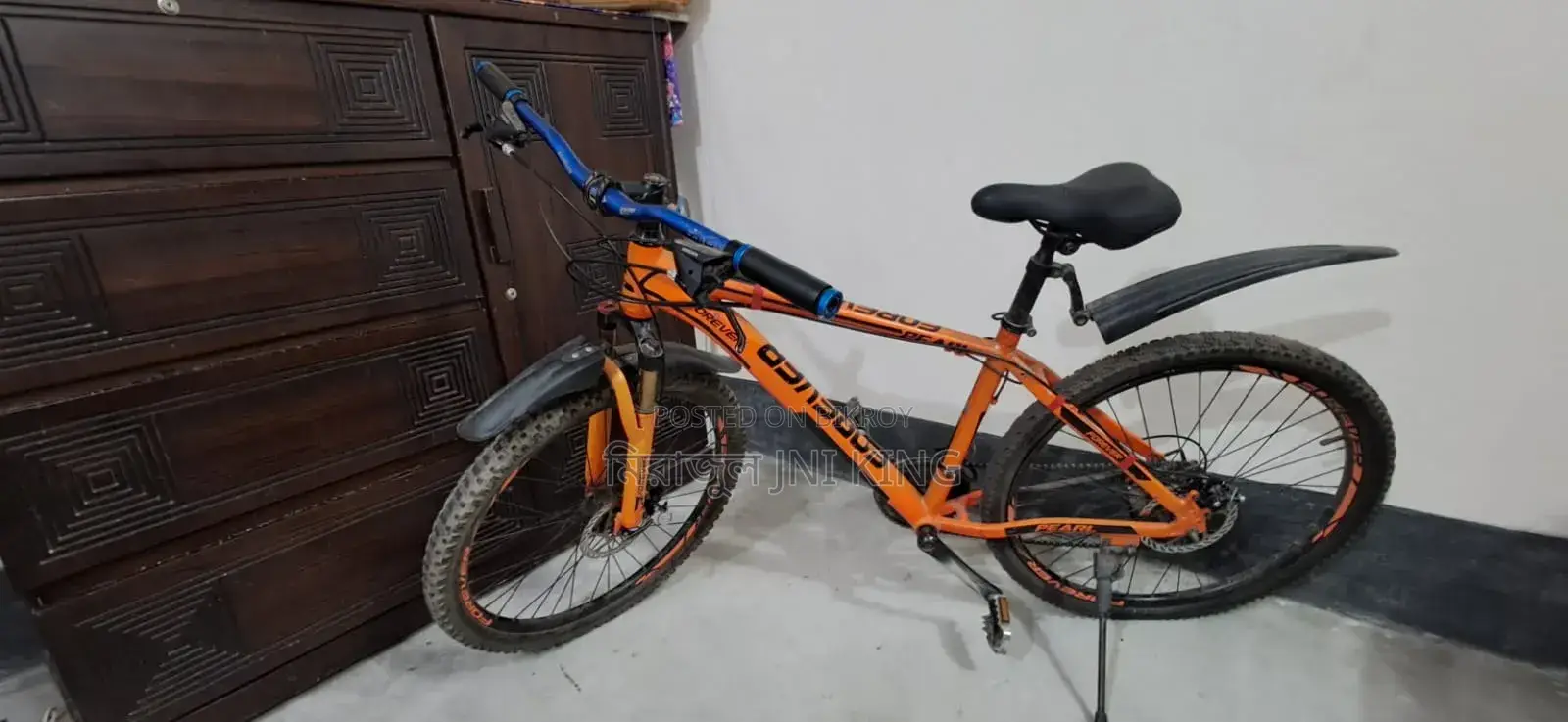 Selling because no one is here to ride the bicycle