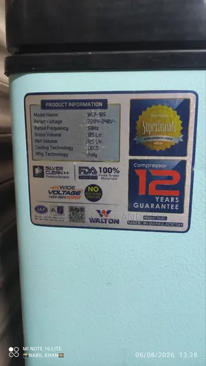 Walton Fridge Fully Fresh New % Call this number +880 1791-938320