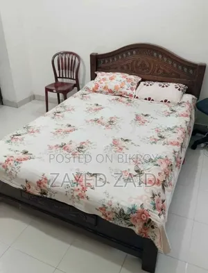 Heavy-Duty Solid Wooden Bed