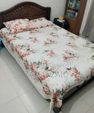 Heavy-Duty Solid Wooden Bed