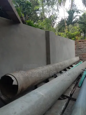 Two pieces of 8-inch 20-foot long pipes for sale