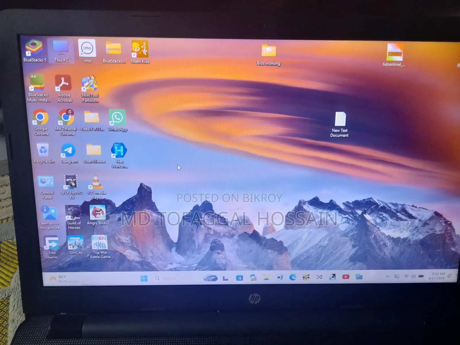 Laptop HP 15 8GB Intel Core I3 SSD 128GB