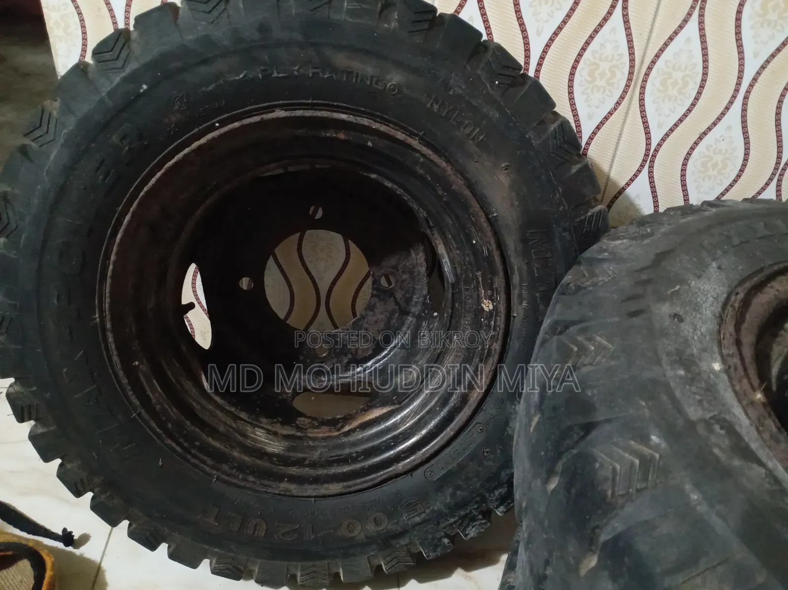 Maxxis. -Vietnam. Pickup Tyre. Nylon 5.00-12ult.14ply.Suitable 155r 12