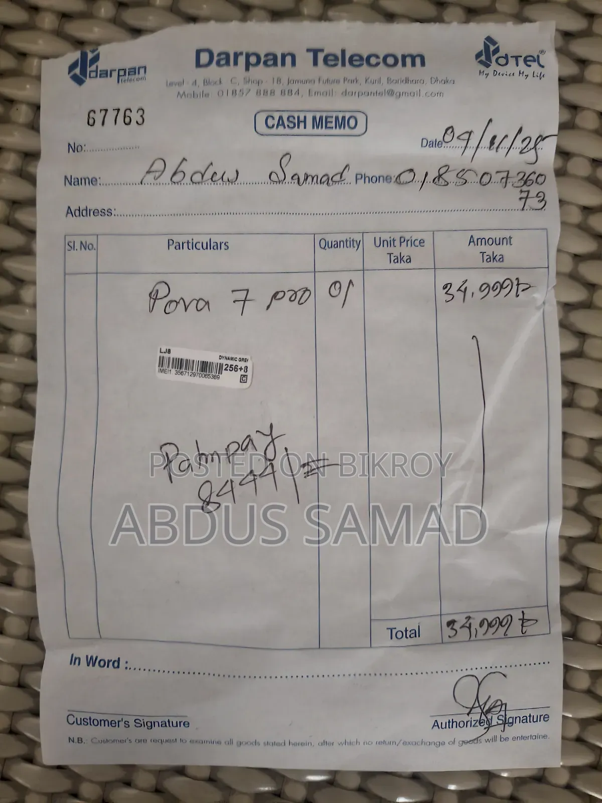 Tecno Pova 7 Pro 5G 256 GB White