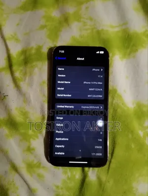 Apple iPhone 14 Pro Max 256 GB Black