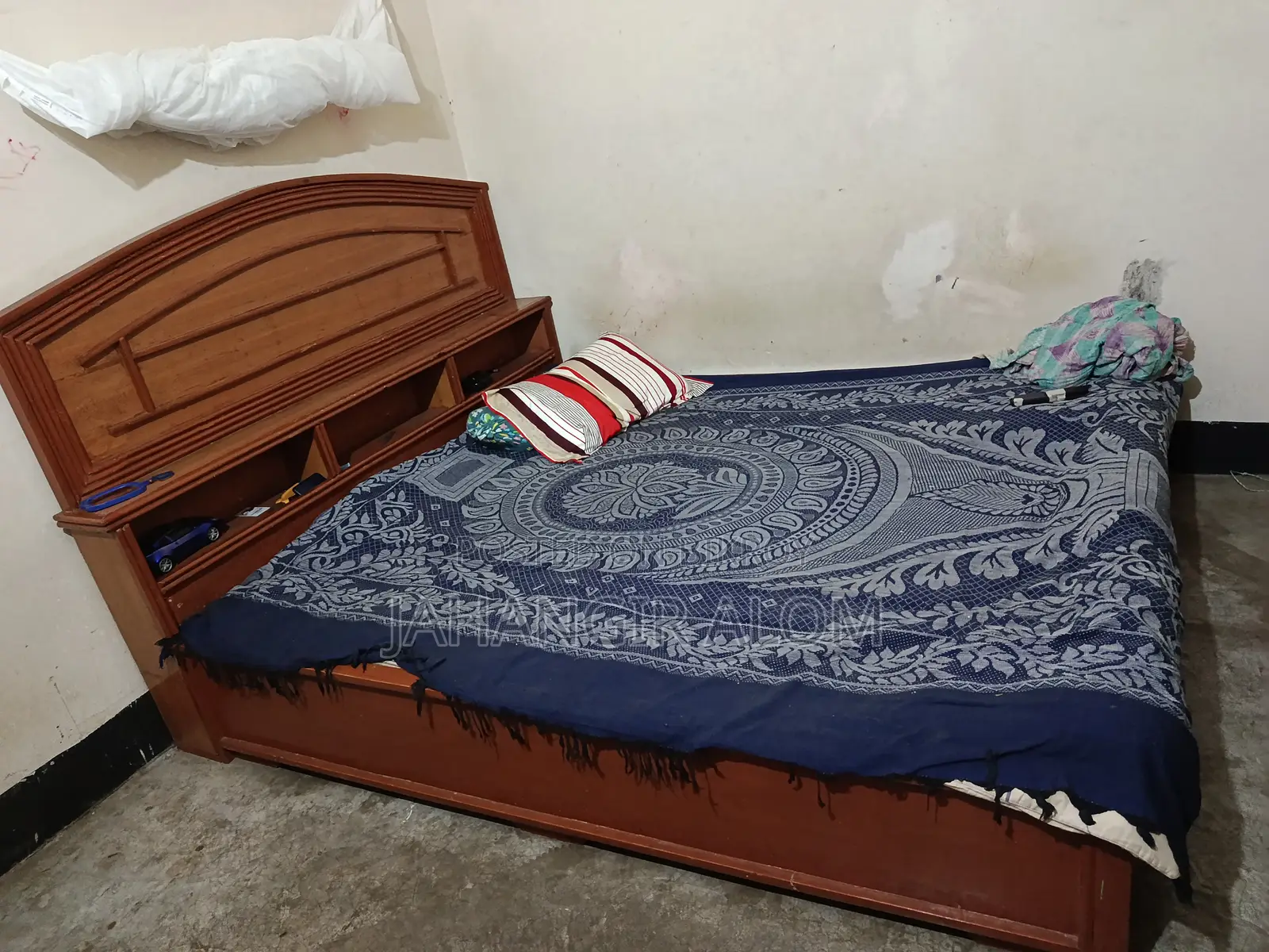 Selling a five-foot by six-foot bed.