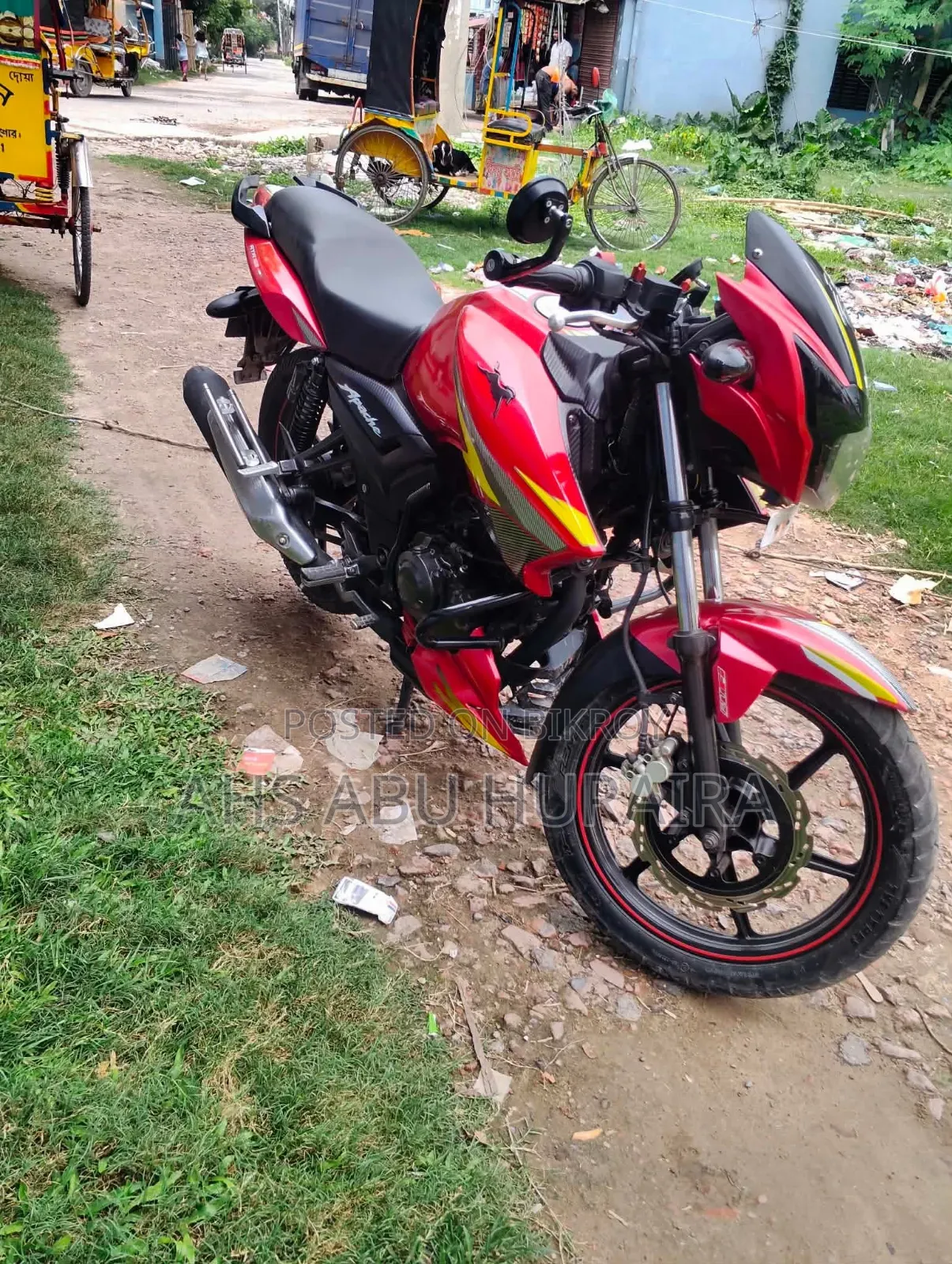 New TVS Apache RTR 160 2V ABS 2018 Red