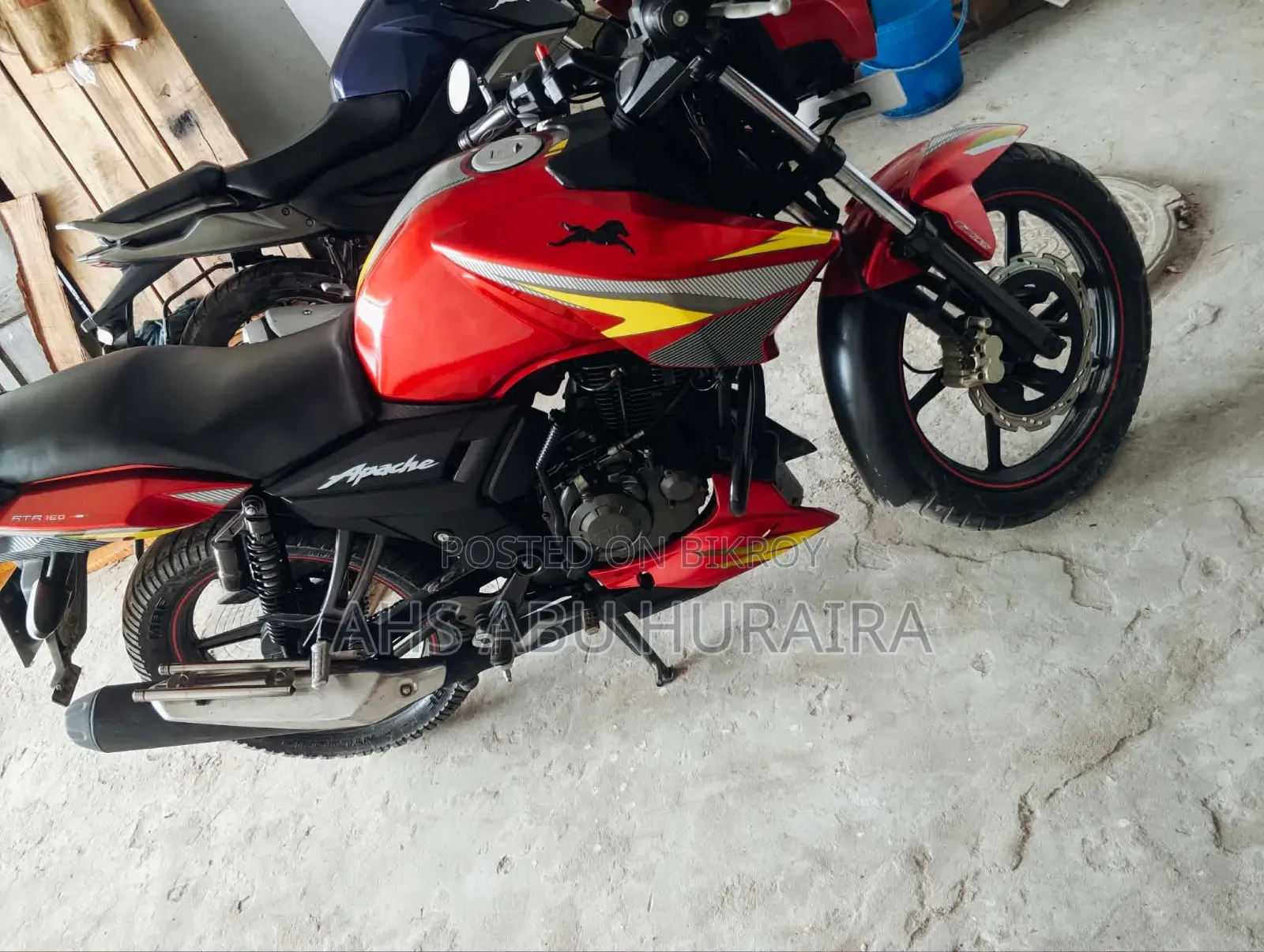 New TVS Apache RTR 160 2V ABS 2018 Red