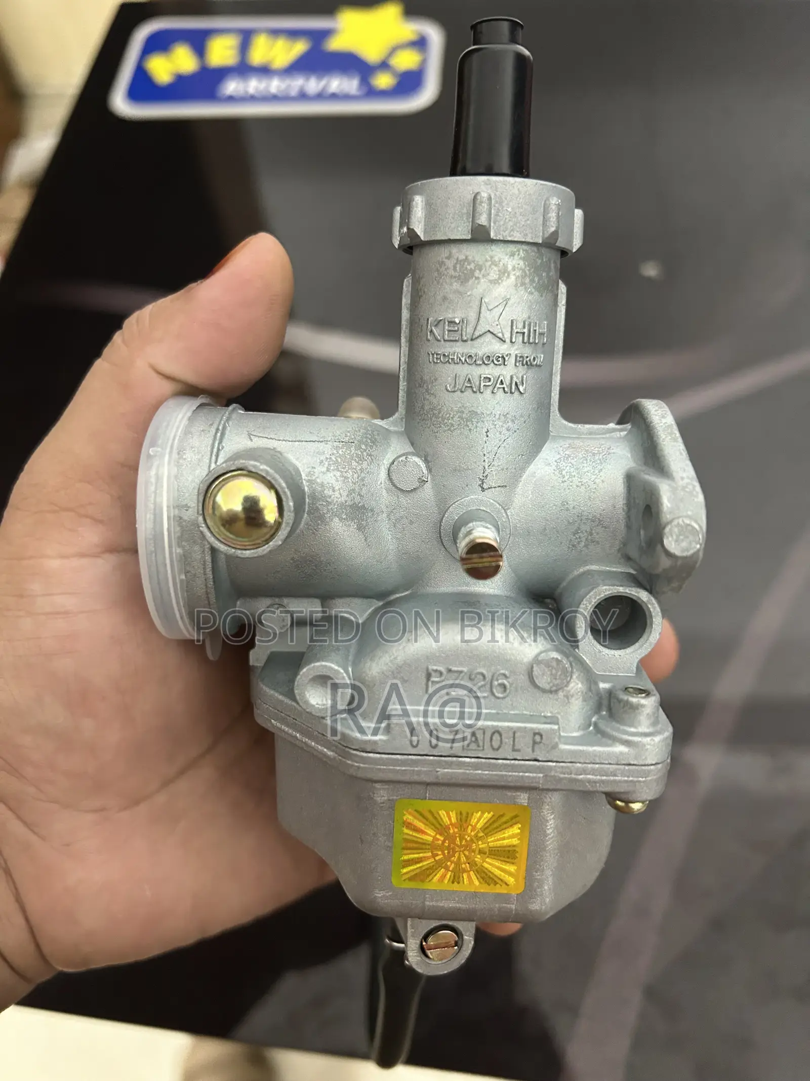 Runner Bolt bike carburetor and chain set for sale