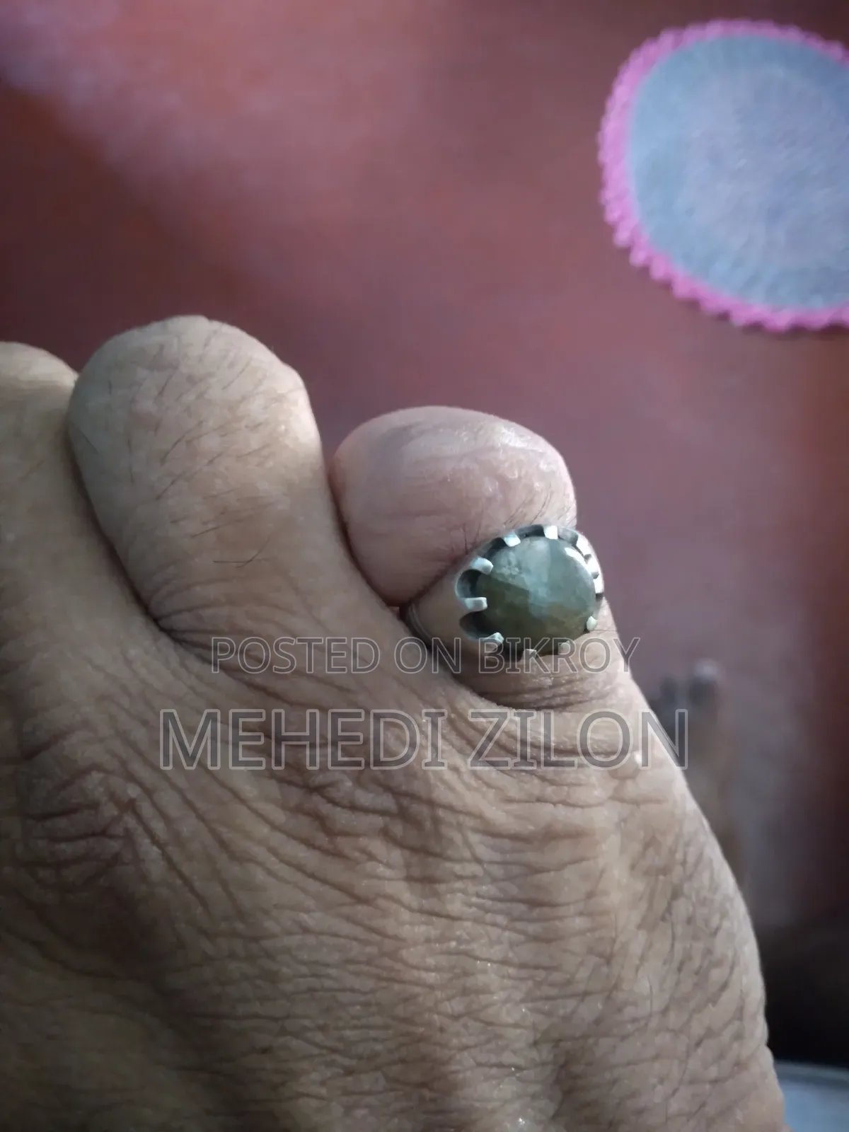 Ring with Cats Eye Stone