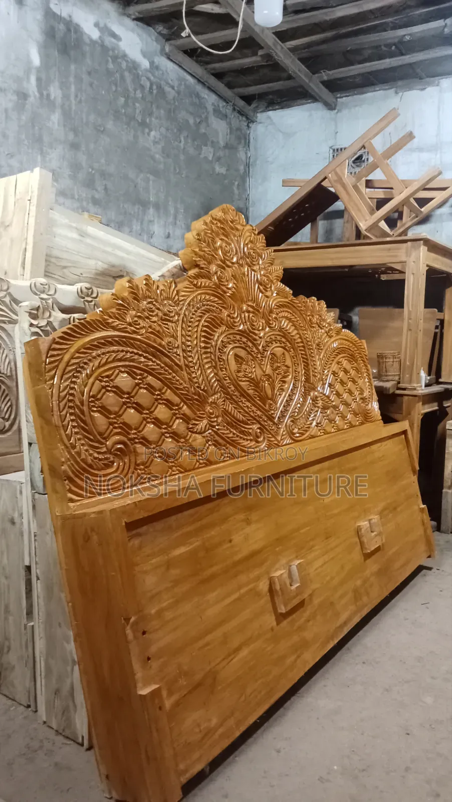 Akashi Wood 2.5" Solid Bed