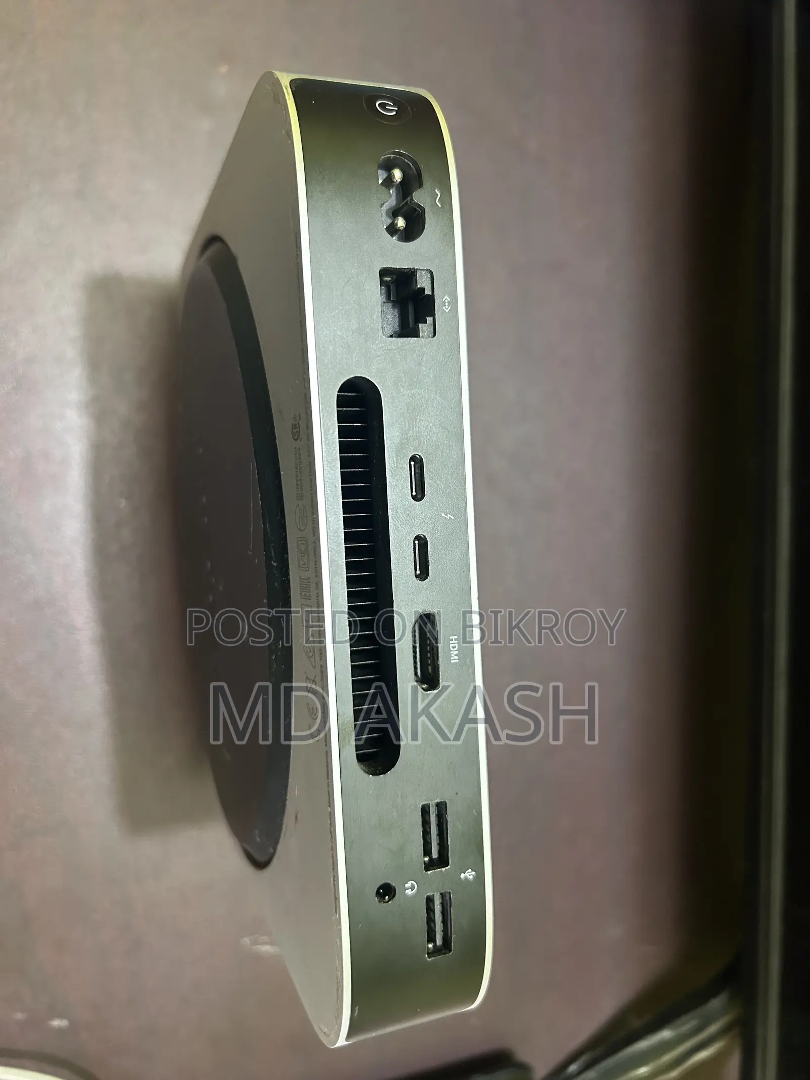 Desktop Computer Apple Mac Mini 8GB Apple M1 SSD 256GB