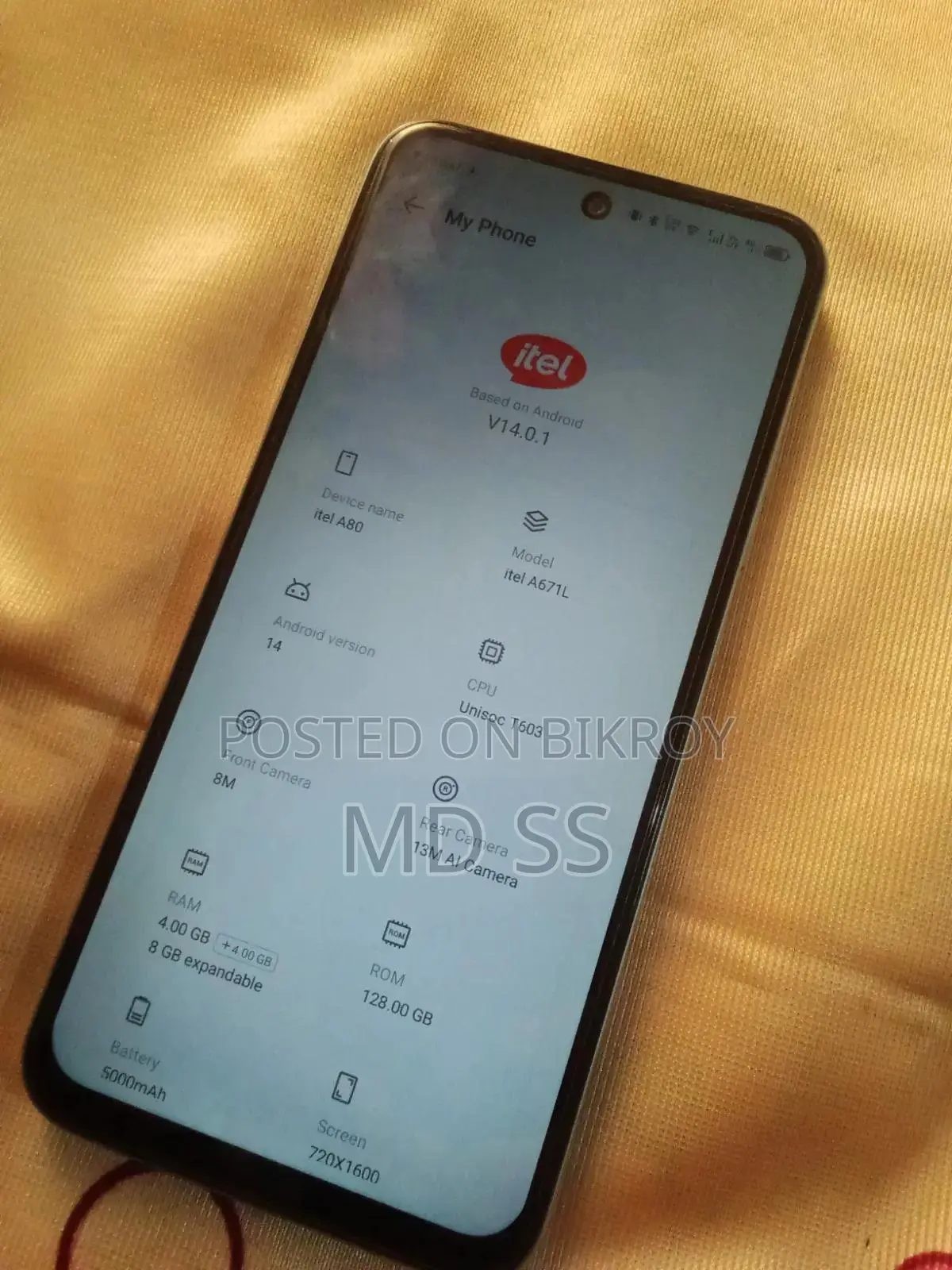 Itel A80 128 GB Pink