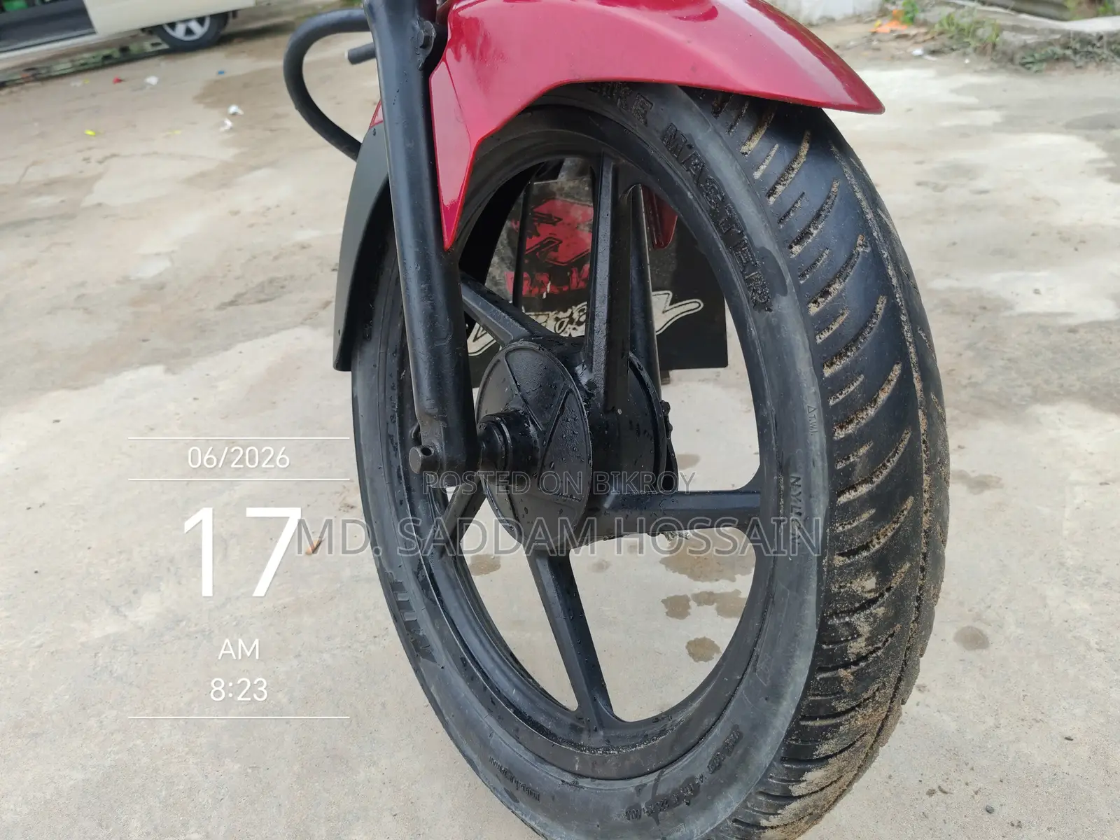 Bajaj Discover 100 2013 Red