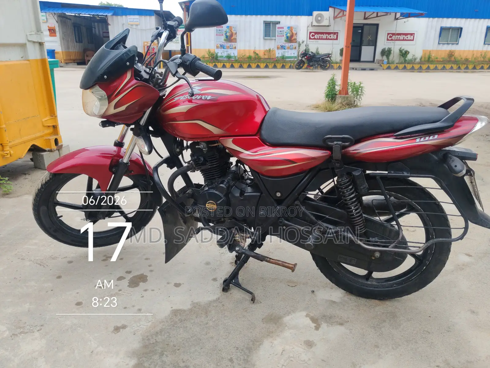 Bajaj Discover 100 2013 Red