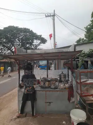 Food Cart (এস এস শিট ও কাঠ দিয়ে তৈরি )