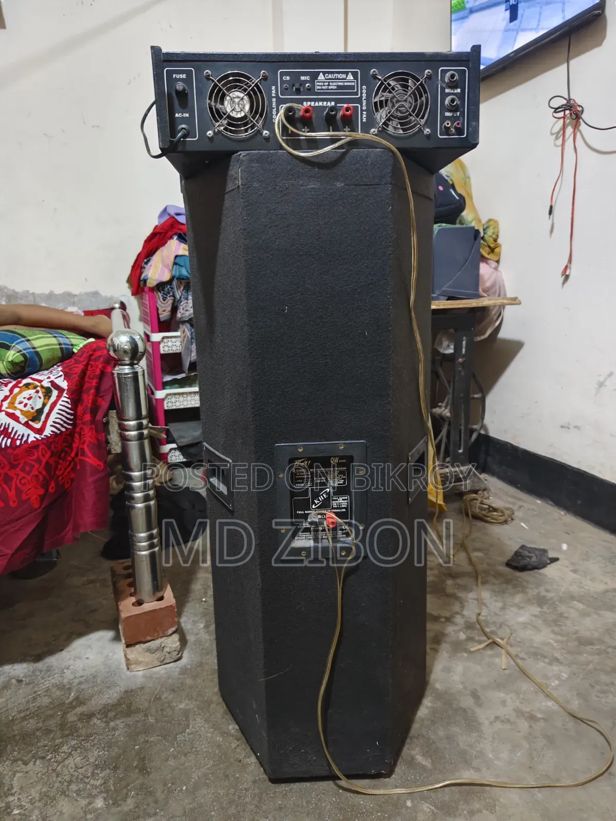 M Power 55, IC 2 Card 8+8=16 / 4 Inch Voice Speaker 2 Together
