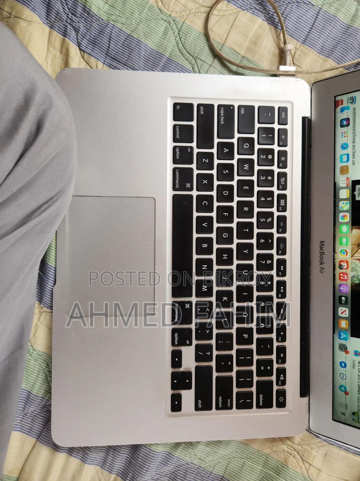 Laptop Apple MacBook Air 2013 4GB Intel Core I5 HDD 128GB