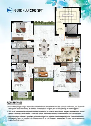Furnished 3-bedroom Apartment in Dhaka, Bashundhara for sale