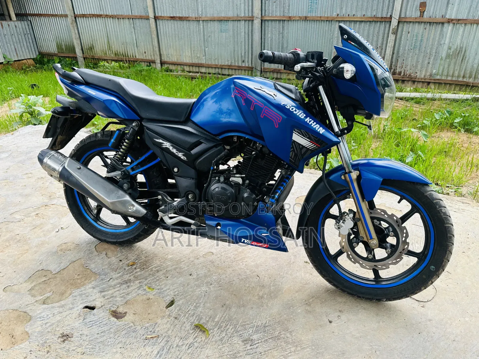 TVS Apache RTR 160 2V 2019 Blue