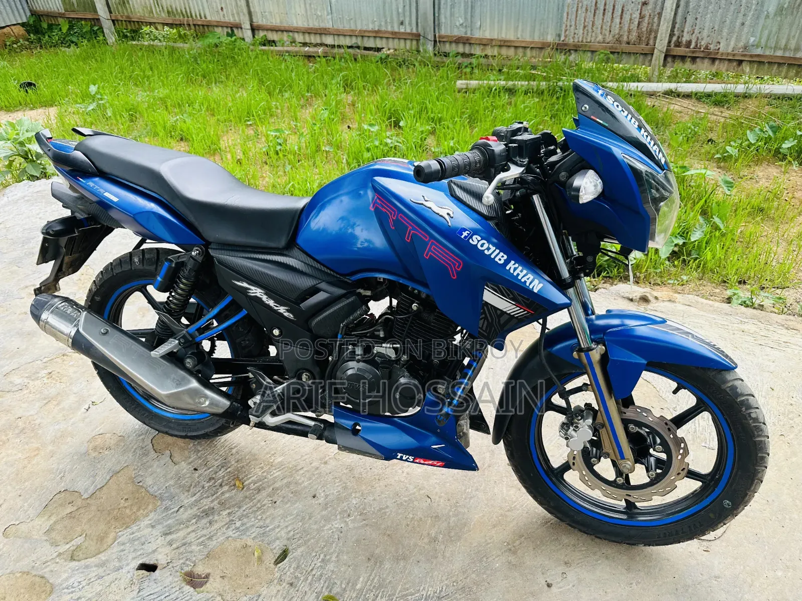 TVS Apache RTR 160 2V 2019 Blue