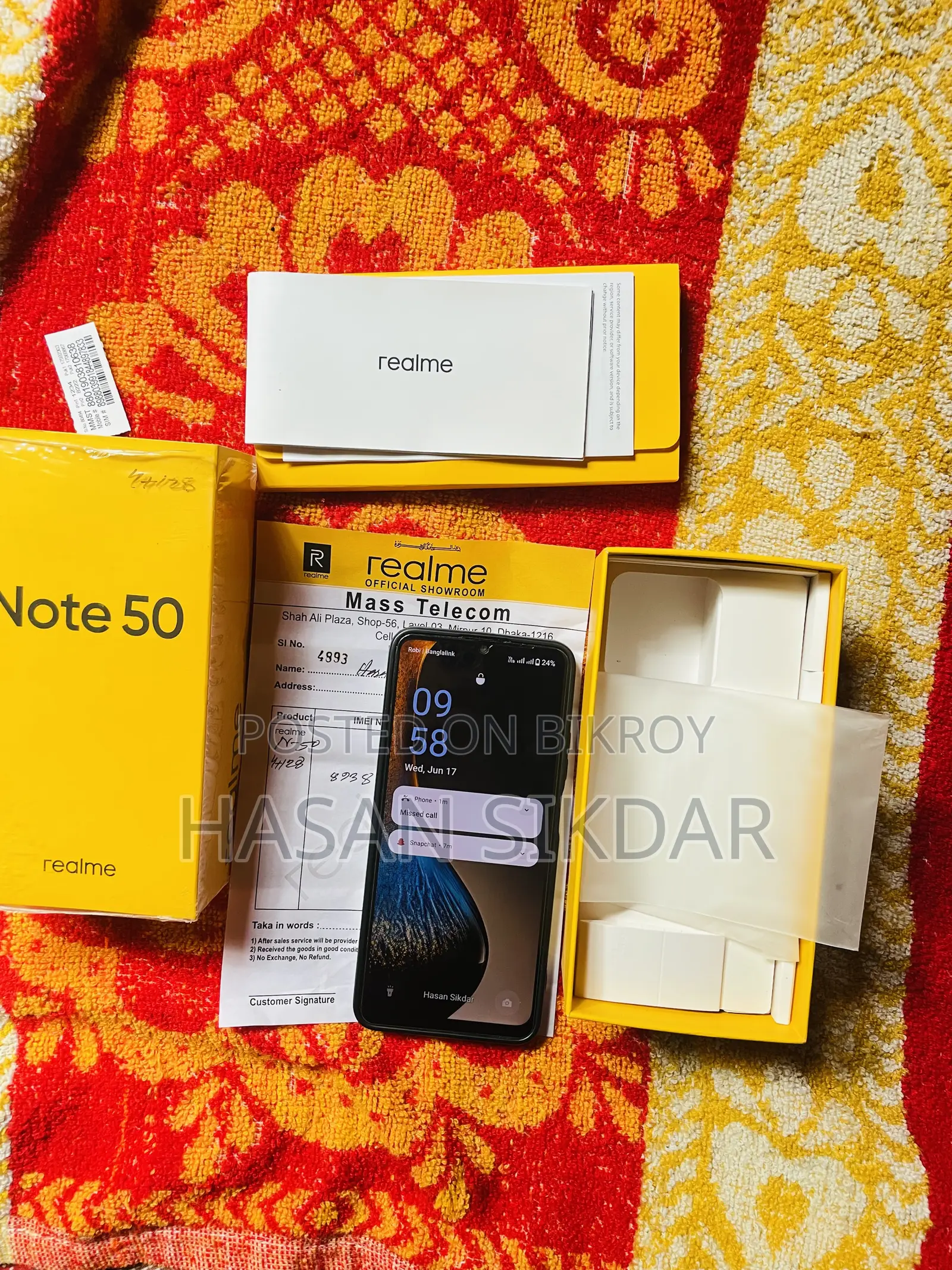 Realme Note 50 128 GB Black