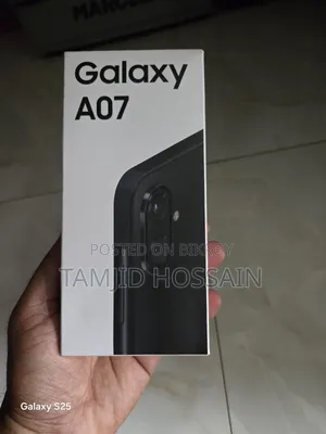 নতুন স্যামসাং গ্যালাক্সি এ০৭ ৪জি ১২৮ জিবি ব্ল্যাক
