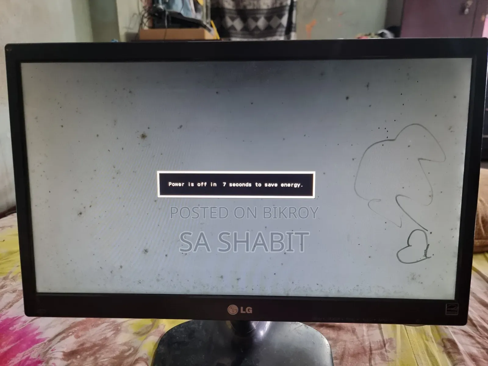 LG 19.5" LED Monitor (Model: 20M47A-B)