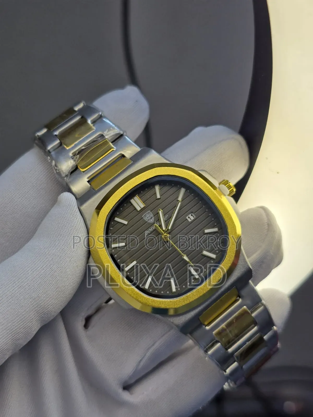 Luxury Two-Tone Wrist Watch