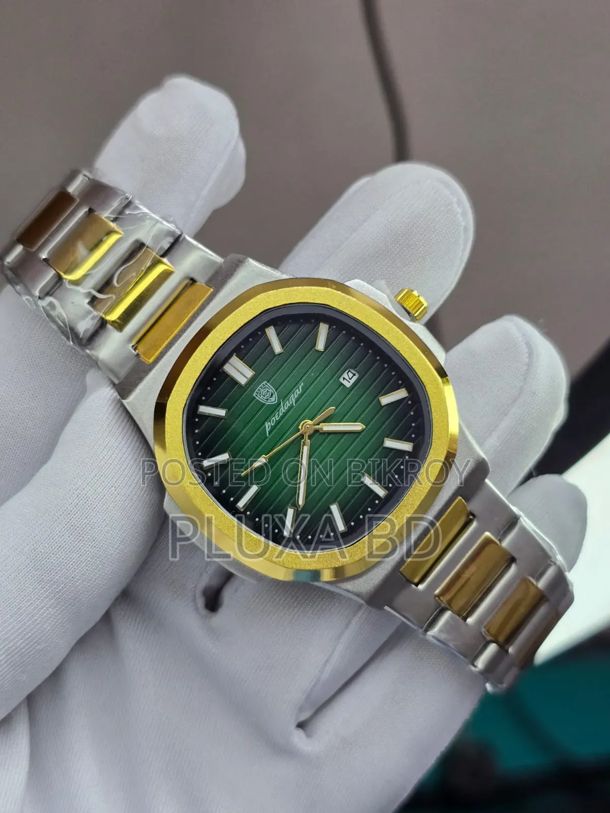 Luxury Two-Tone Wrist Watch