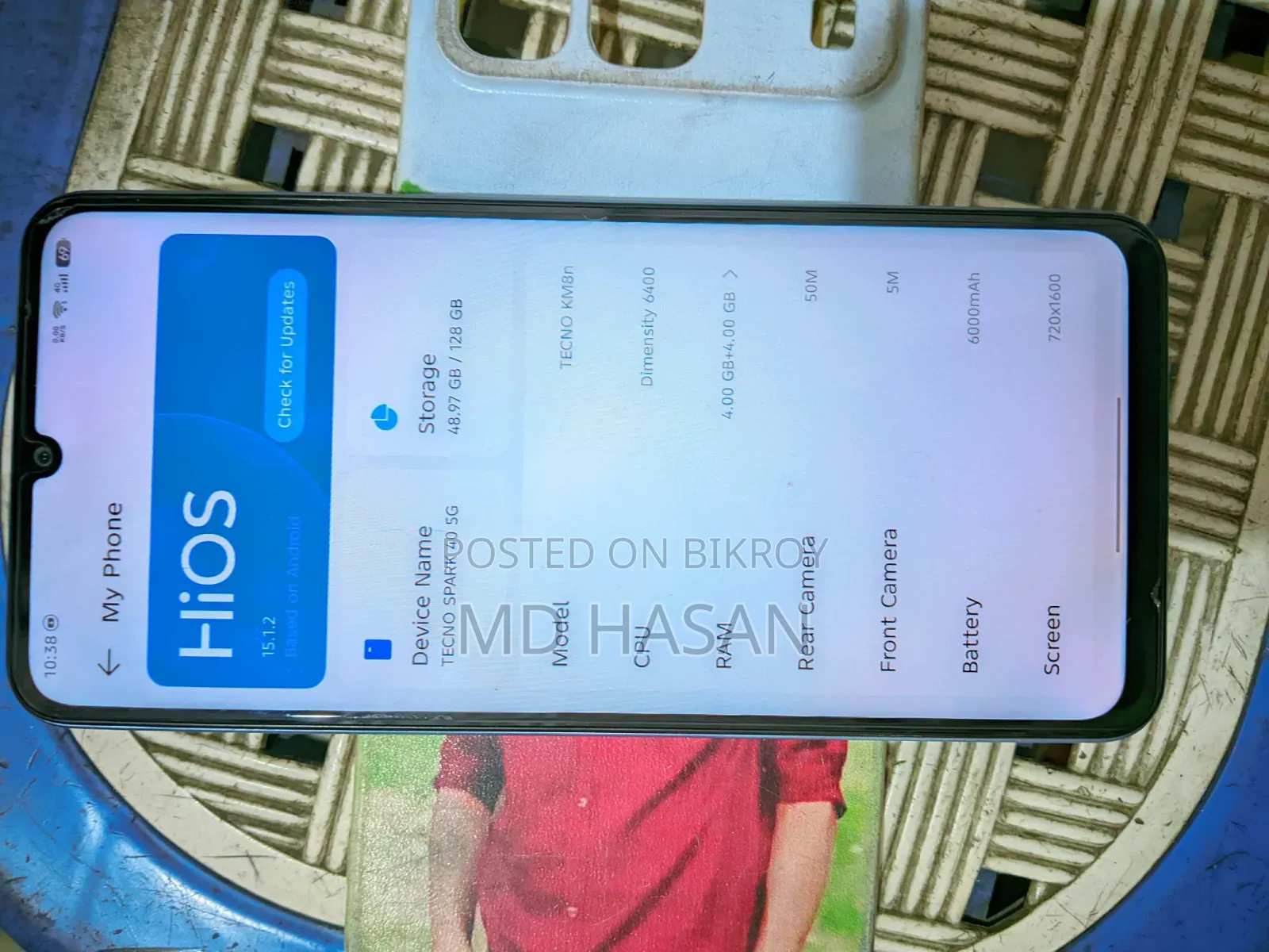 Tecno Spark 40 128 GB Blue
