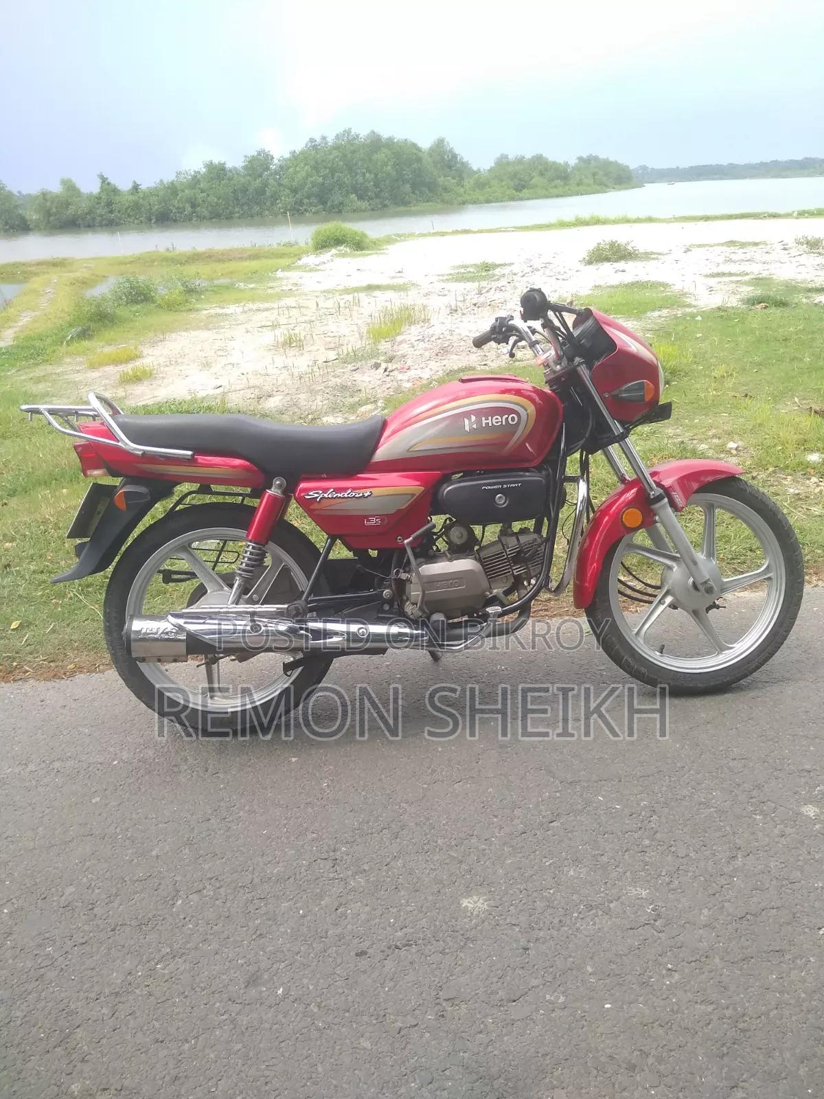 Hero Splendor Plus 2022 Red
