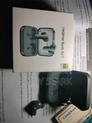 Realme Buds Air 7 (Used Box+Case+Cover+Single Bud)