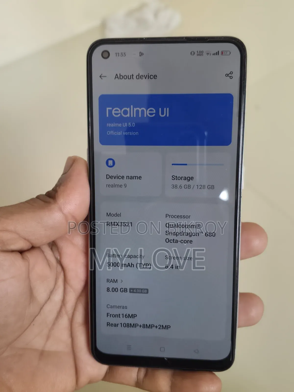 Realme 9 128 GB White