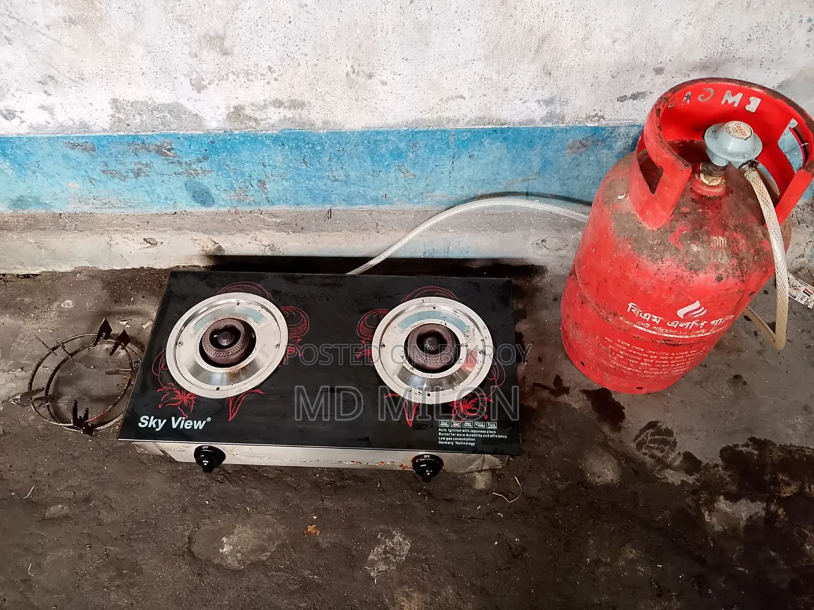 গ্যাসের চুলা সিলিন্ডার (একদম নতুনের মতই)