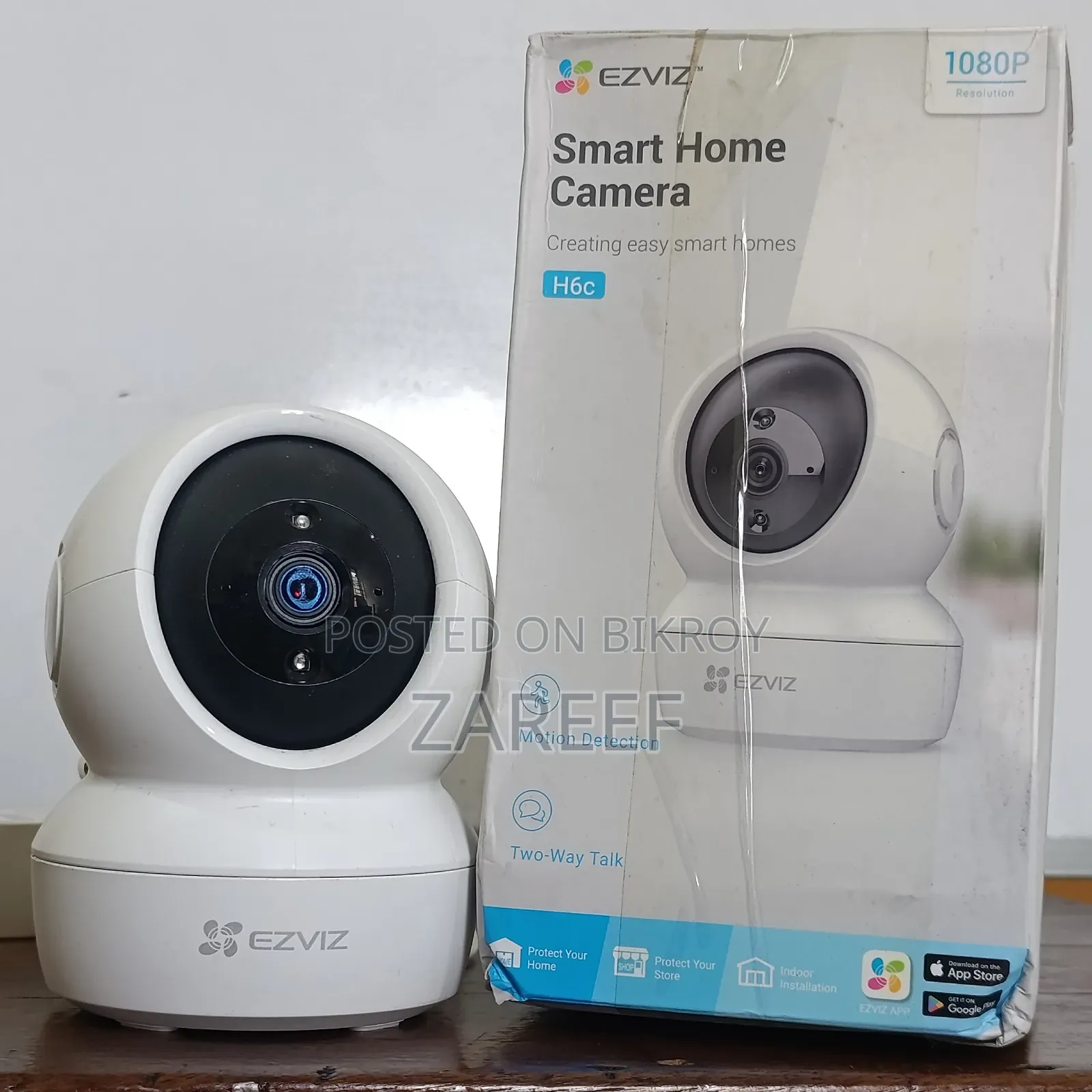 Ezviz H6c — ১০৮০পি স্মার্ট ওয়াইফাই ক্যামেরা (ব্যবহৃত)