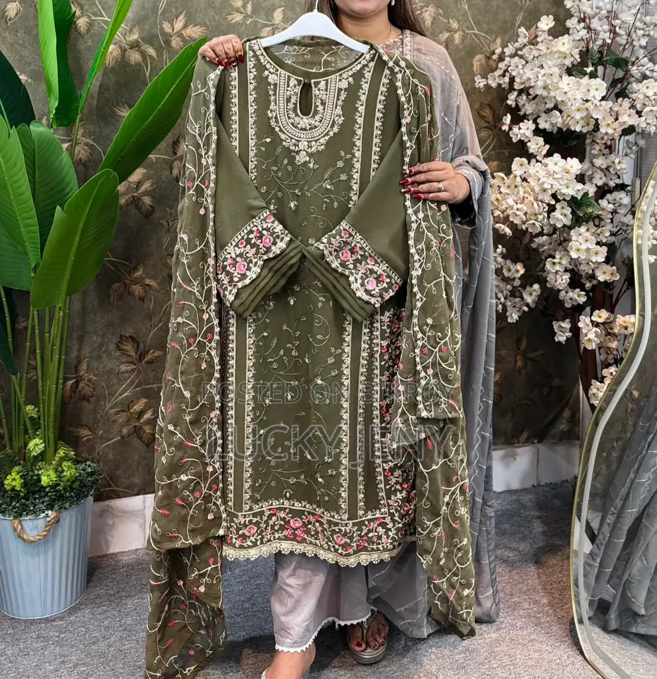 Pakistani Chiffon Dress