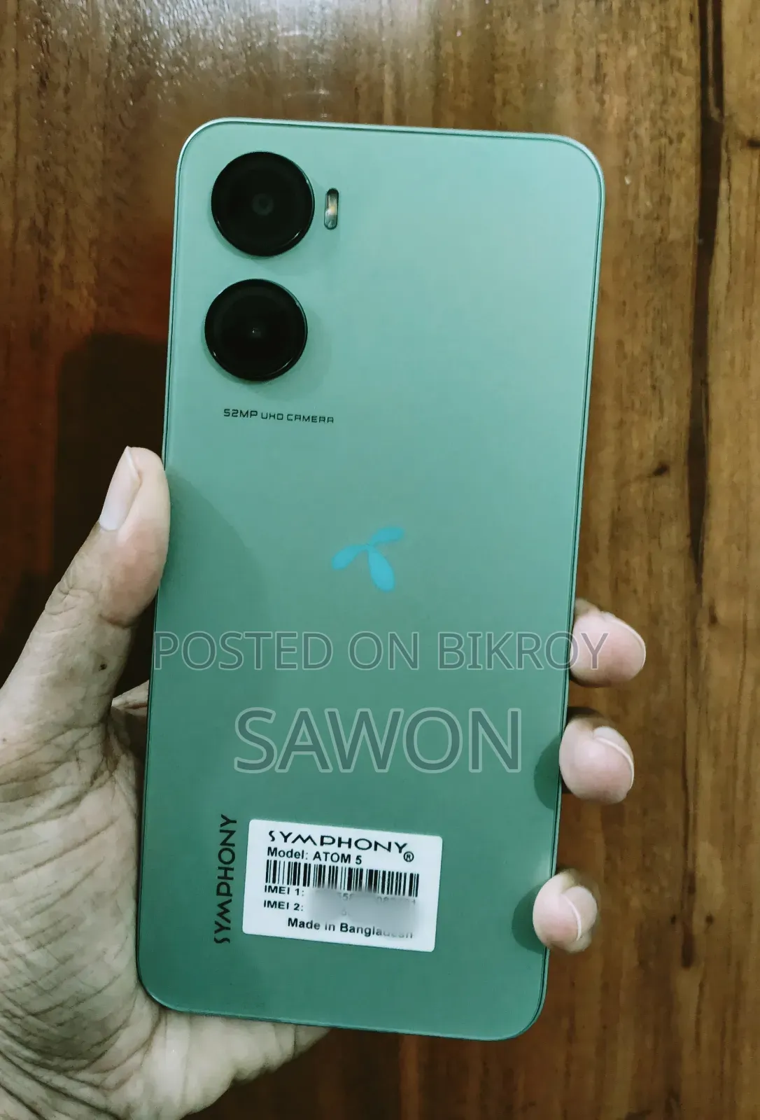 Symphony ATOM 5 64 GB Green