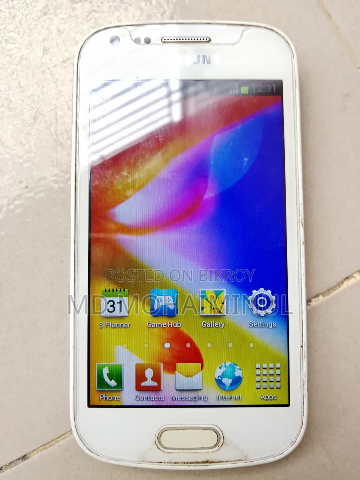 স্যামসাং জিটি-ই১০৮০ সাদা