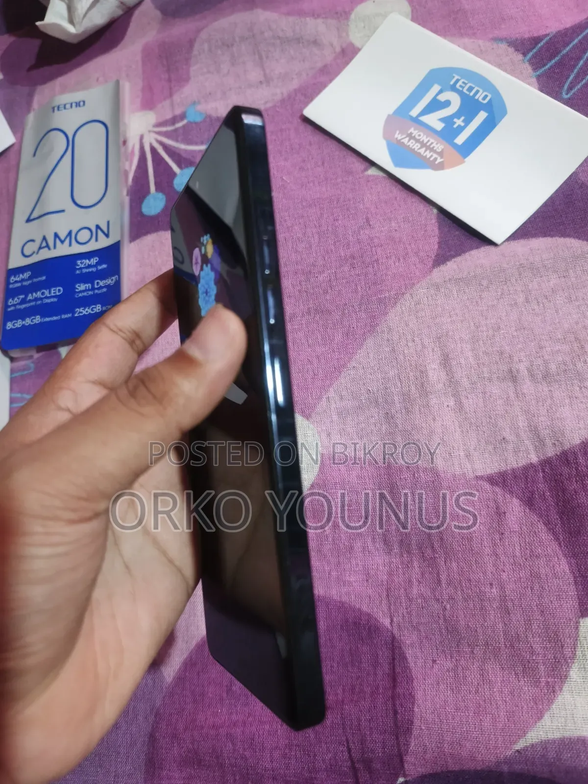 Tecno Camon 20 256 GB Black