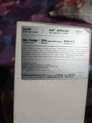 Tecno Camon 20 256 GB Black