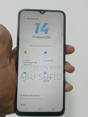 Vivo Y22s 128 GB Blue