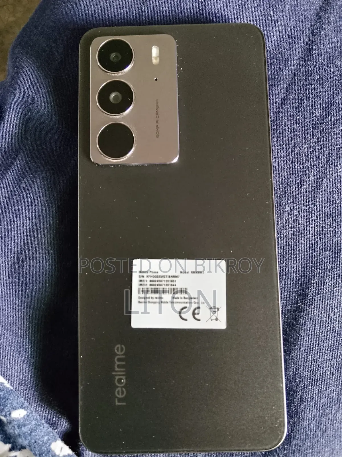 Realme C75 128 GB Black