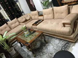 কর্নার সোফা সেট ৫ সিটার (সেন্টার টেবিল অন্তর্ভুক্ত নয়)