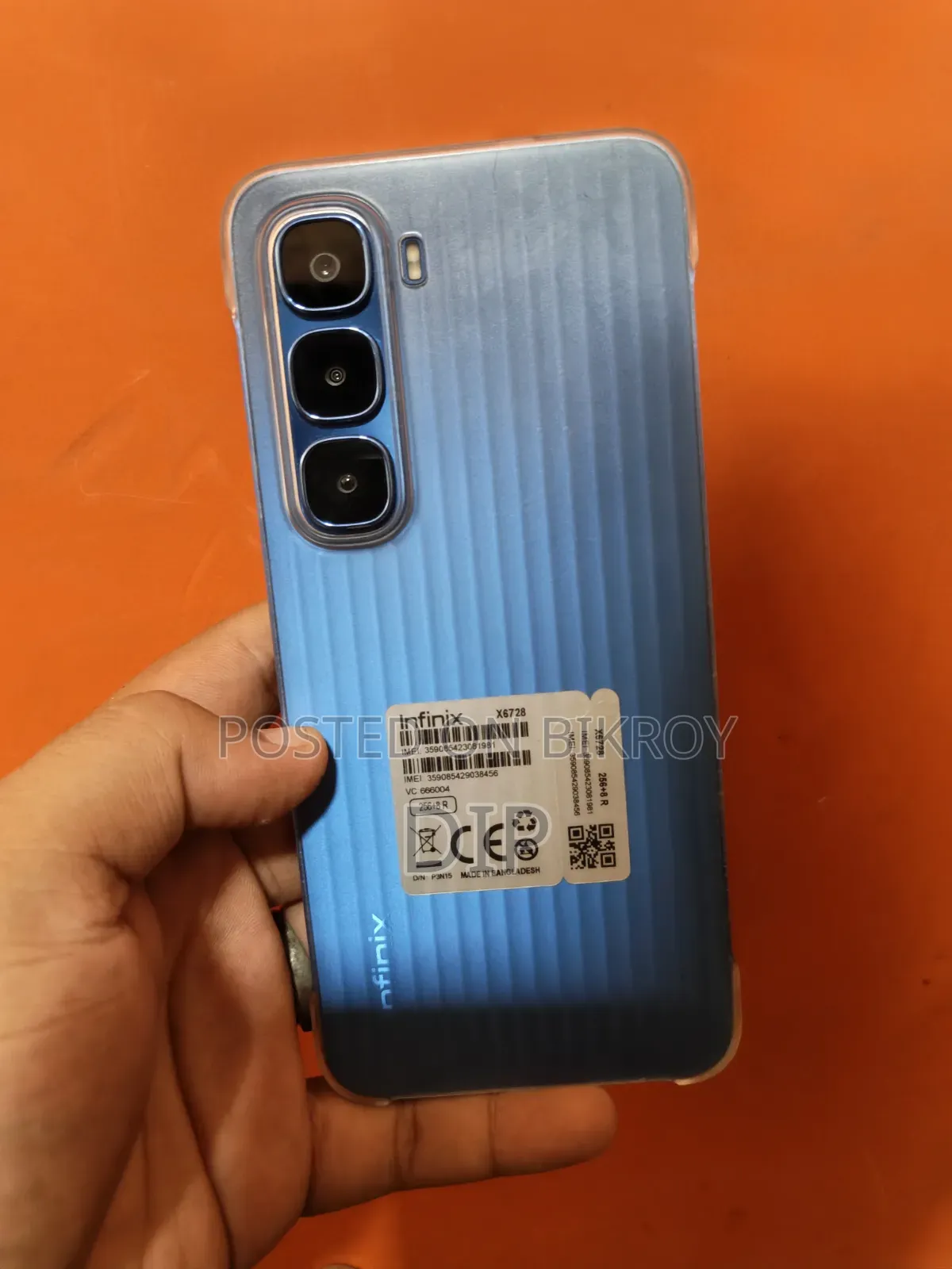 New Infinix Hot 60i 256 GB Blue