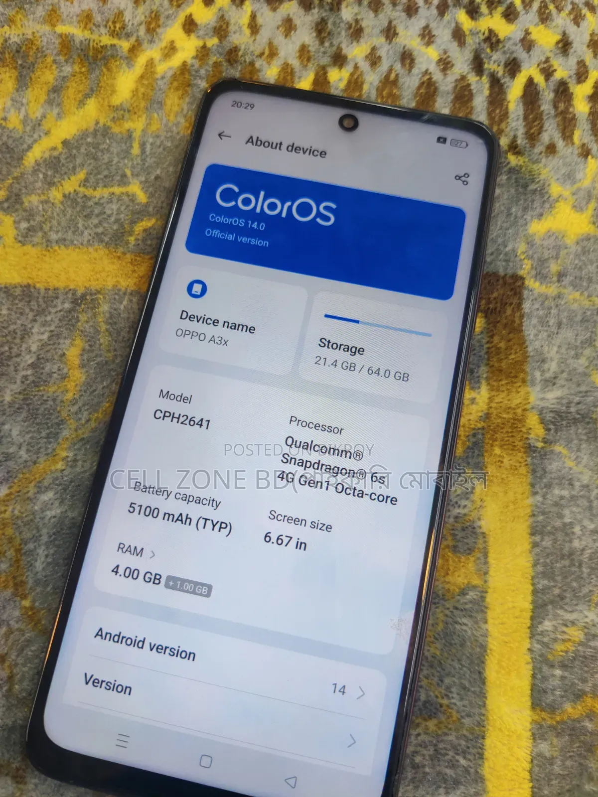 Oppo A3x 64 GB