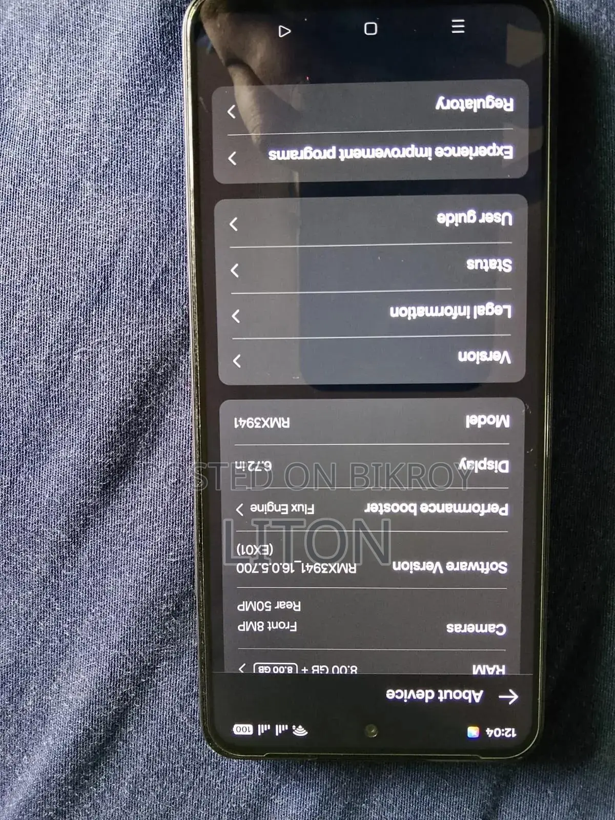 Realme C75 128 GB Black
