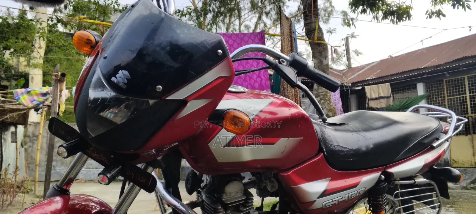 Bajaj CT 100 2013 Red